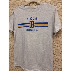 League UCLA‎ Bruins Gray Graphic T Shirt Medium Short Sleeve College Crew Neck
